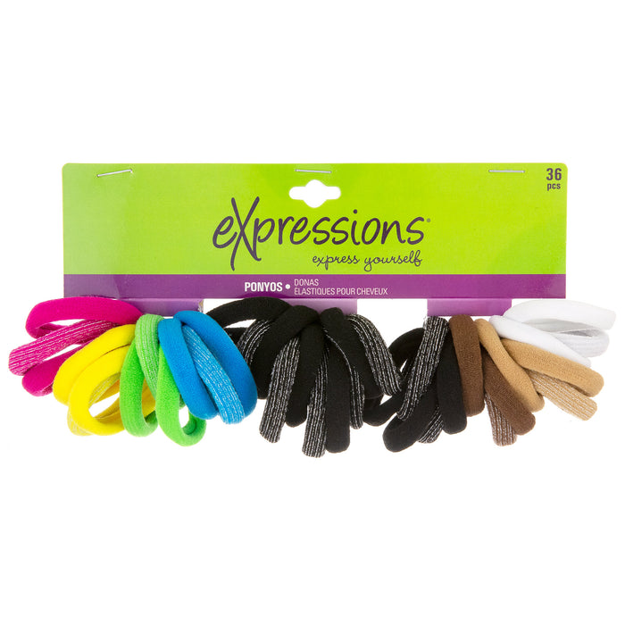 Expressions 36-Piece Pony-O's in Assorted Colors - Item #EX2039/36