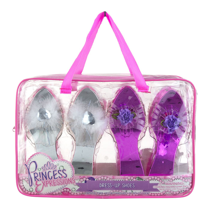 Ice Princess Expressions 4-Pack of Princess Dress Up Shoes - Item #FR6037