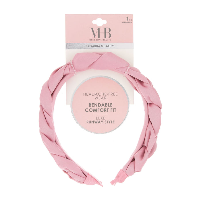 MHB Must-Have-Beauty Luxe Headbands - Braided Satin - Item #TSH1100