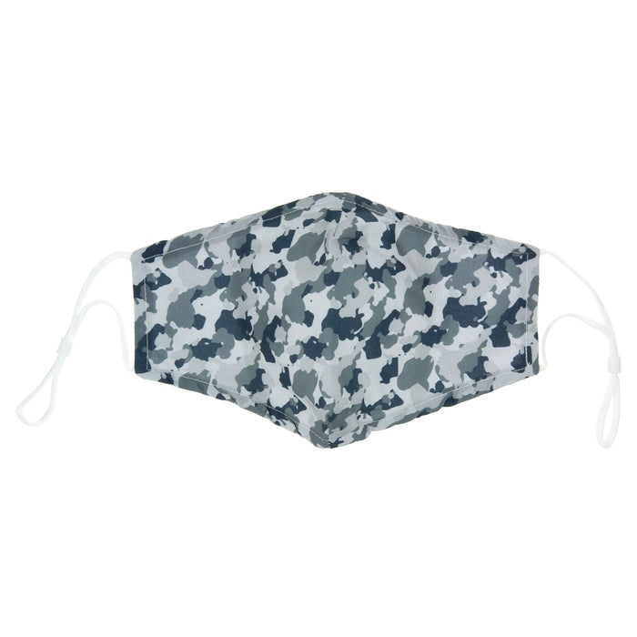 Expressions 3-Layer Protective Face Mask – Men’s CAMO Patterned Adjustable Face Covering - Item #ANW18153