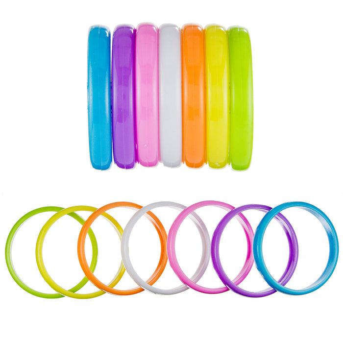 Expressions 7-Piece Set of Bangle Bracelets - Item #BB1022P