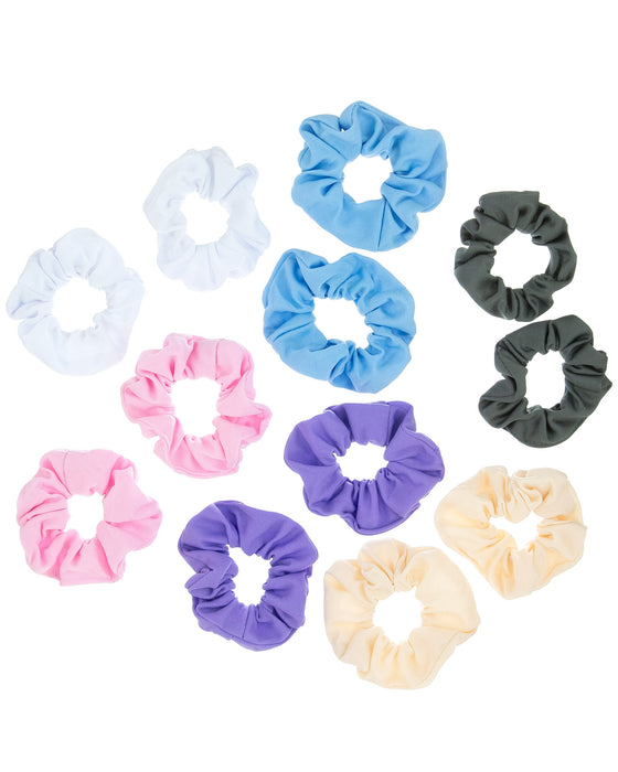 Expressions 12-Piece Scrunchie Twisters in Pastel Colors - Item #EXS1034/12P