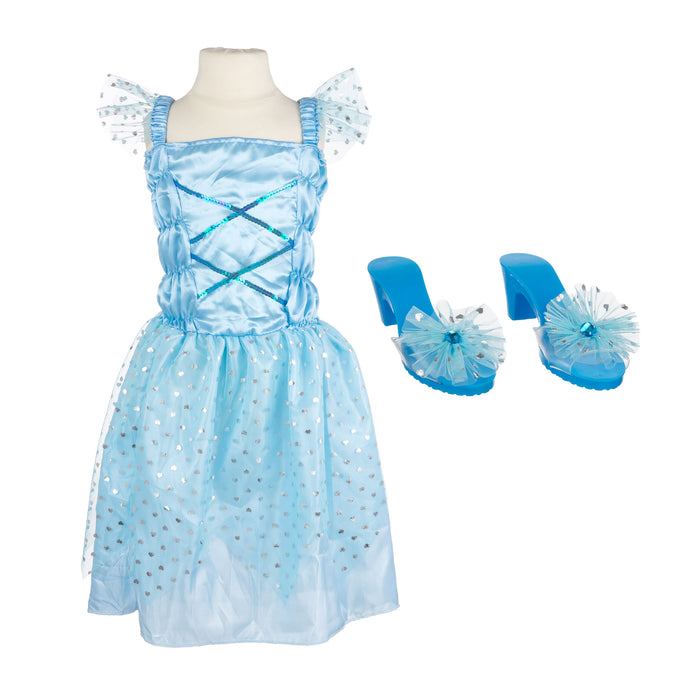 Ice Princess Expressions Dress & Shoes Set - Item #FR8326