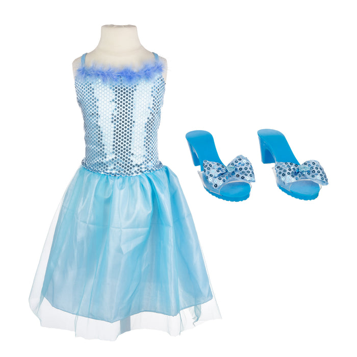 Ice Princess Expressions Dress & Shoes Set - Item #FR8326