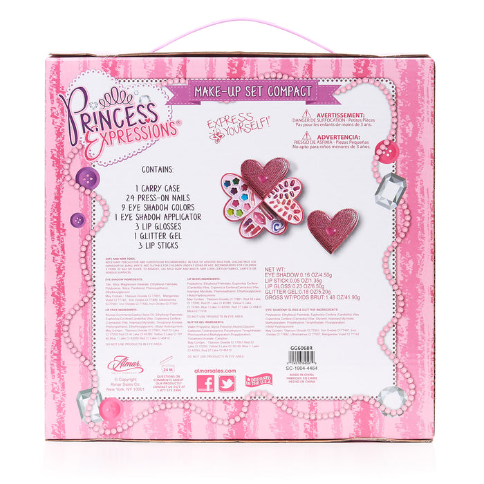 Princess Expressions 3-Tiered Heart Makeup Kit - Item #GG6068R