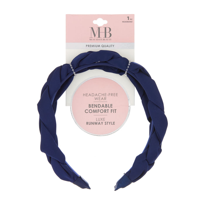 MHB Must-Have-Beauty Luxe Headbands - Braided Satin - Item #TSH1100