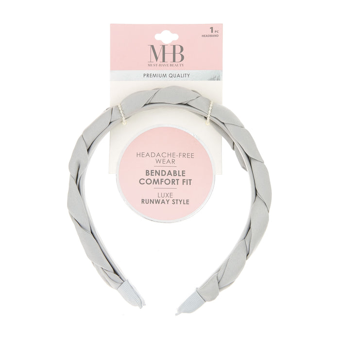 MHB Must-Have-Beauty Luxe Headbands - Braided Satin - Item #TSH1100