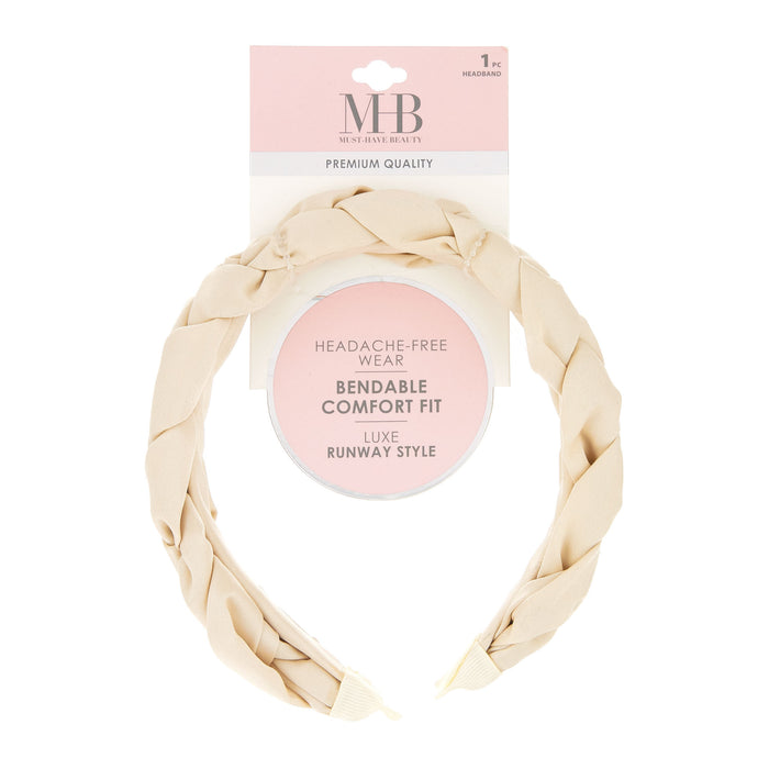 MHB Must-Have-Beauty Luxe Headbands - Braided Satin - Item #TSH1100