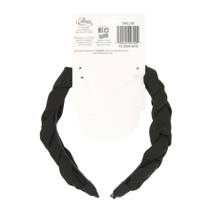 MHB Must-Have-Beauty Luxe Headbands - Braided Satin - Item #TSH1100