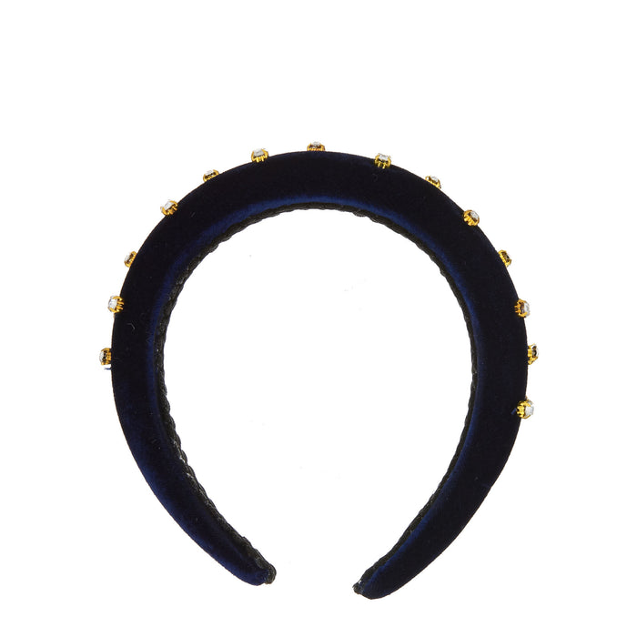 MHB Must-Have-Beauty Luxe Headbands - Royal Velvet Pearl - Item #TSH1106