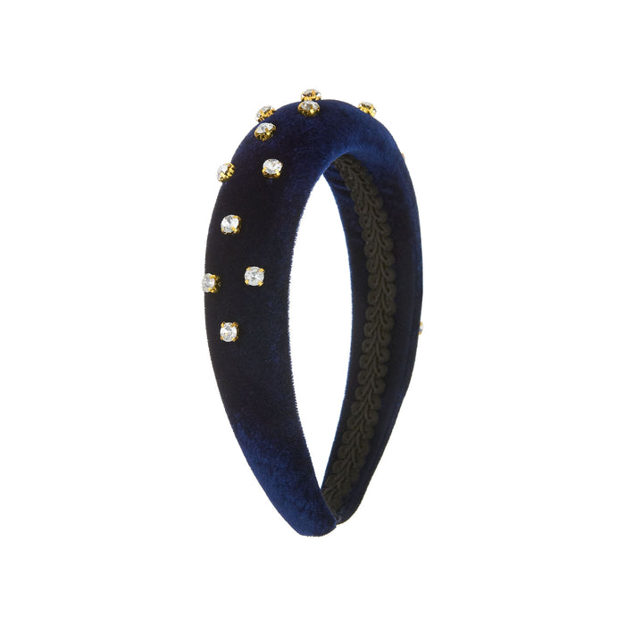 MHB Must-Have-Beauty Luxe Headbands - Royal Velvet Pearl - Item #TSH1106