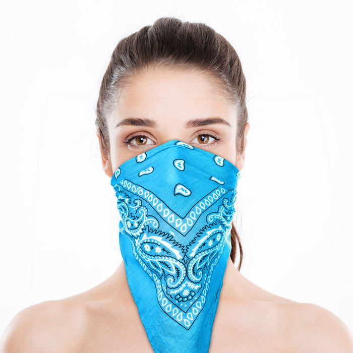 Expressions 3-Pack Multi-Wear Bandana Scarves in Assorted Colors - Item #TSW1128/3